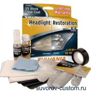 Набор фирмы "Sylvania" - Headlight Restoration Kit